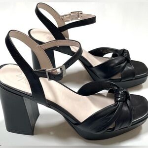 Naturalizer 27 EDIT Jennice Platform Sandal in Black size 8